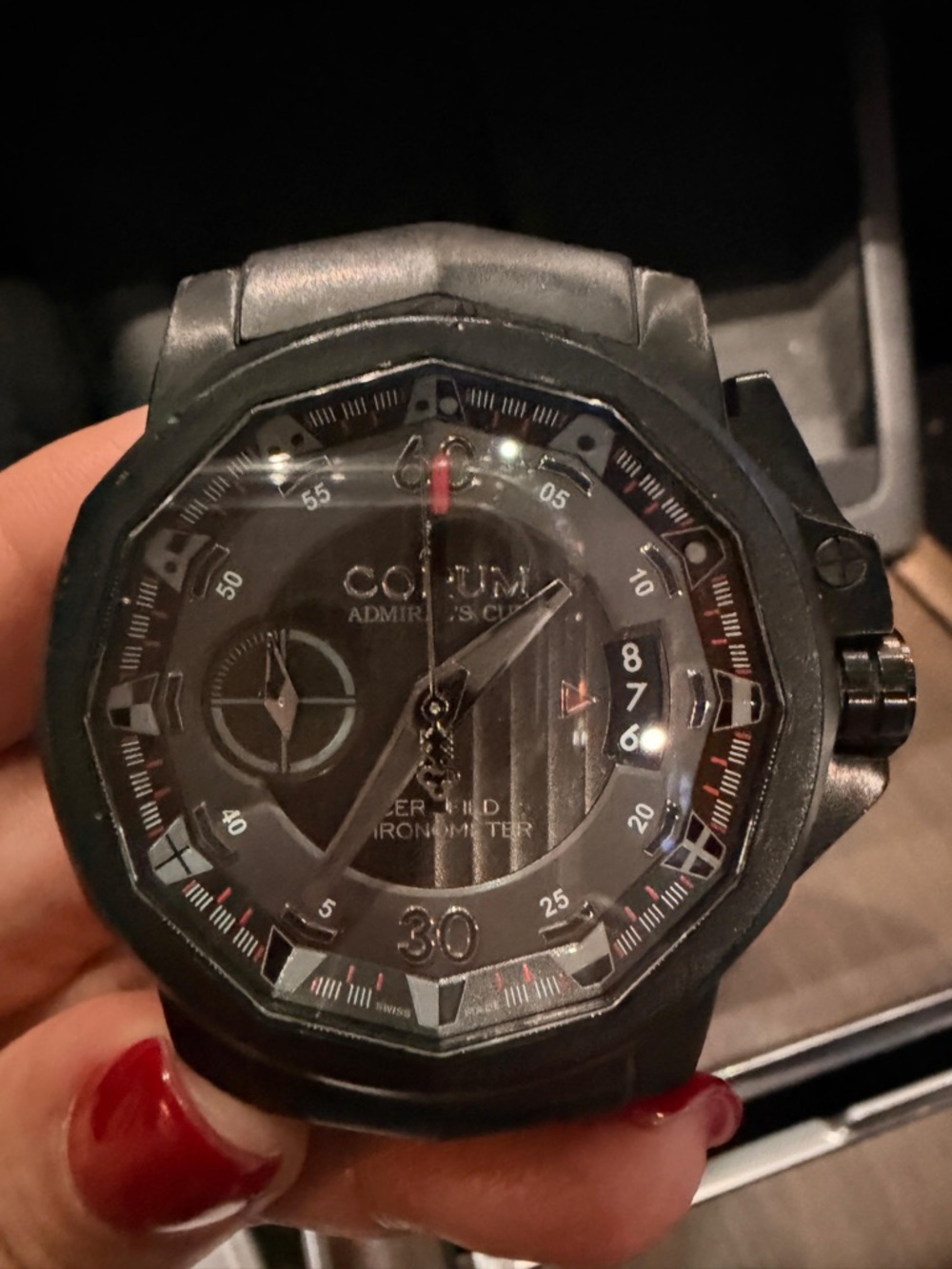 Authentic Corum Admirals Cup Black Men's Watch